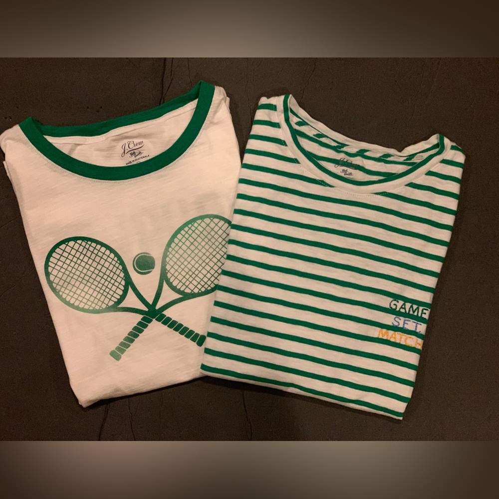 JCrew Bundle of 2 Tennis Tshirts